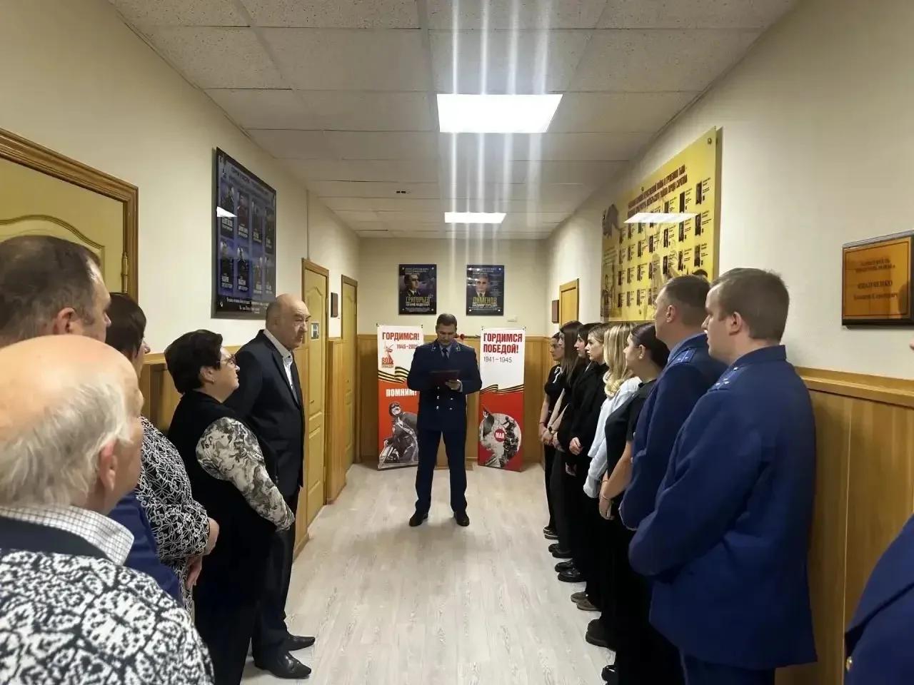 В прокуратуре Октябрьского района почтили память Владимира Пименова, возглавлявшего прокуратуру Саратовской области более 16 лет